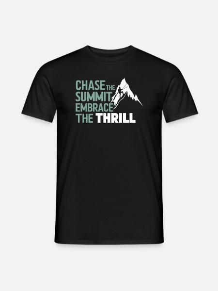 Klettern Outdoor-abenteuer Bouldern - Männer T-Shirt - Schwarz