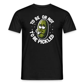 Pickle Lover Funny Pickle Dill Pickle Pickled - Männer T-Shirt - Schwarz - Vorne - AI Model Male 178 light (178cm)