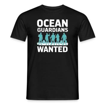 Anti-littering No Environmental Waste Recycle - Men's T-Shirt - black - Front - AI Model Male 178 light (178cm)