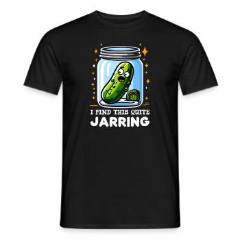 Pickle Lover Funny Pickle Dill Pickle Pickled - Men's T-Shirt - black - Front - AI Model Male 178 light (178cm)