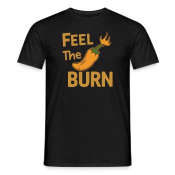Amateurs de cuisine épicée, Chili Peppers Chef - T-shirt homme - noir - Devant - AI Model Male 178 light (178cm)
