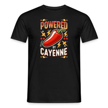 Amateur de cuisine épicée, chef des Chili Peppers - T-shirt homme - noir - Devant - AI Model Male 178 light (178cm)