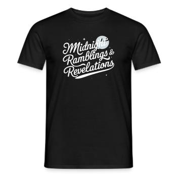 Sprechen Im Schlaf, Somniloquy, Sprechen Im - Männer T-Shirt - Schwarz - Vorne - AI Model Male 178 light (178cm)