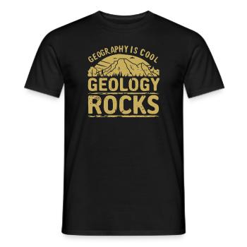 Geologie-steinjagd Achat-jäger-steinsammeln - Männer T-Shirt - Schwarz - Vorne - AI Model Male 178 light (178cm)