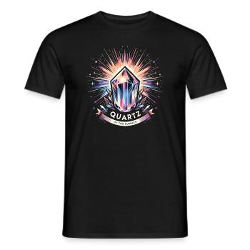 Geologie-steinjagd Achat-jäger-steinsammeln - Männer T-Shirt - Schwarz - Vorne - AI Model Male 178 light (178cm)