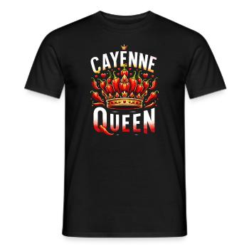 Amateurs de cuisine épicée, Chili Peppers Chef - T-shirt homme - noir - Devant - AI Model Male 178 light (178cm)