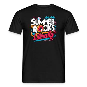 Geologie-steinjagd Achat-jäger-steinsammeln - Männer T-Shirt - Schwarz - Vorne - AI Model Male 178 light (178cm)