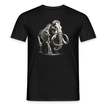Fossil Hunter, Fossil Hunter, Paleontologist - Men's T-Shirt - black - Front - AI Model Male 178 light (178cm)