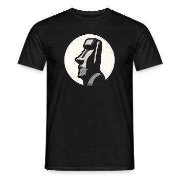 Petroglyph Rock Art Ancient Rock Drawing Indian - Men's T-Shirt - black - Front - AI Model Male 178 light (178cm)
