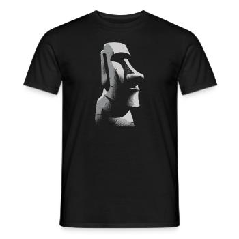 Petroglyph Rock Art Ancient Rock Drawing Indian - Men's T-Shirt - black - Front - AI Model Male 178 light (178cm)