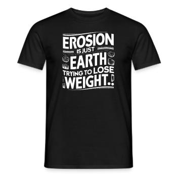 Geologie-steinjagd Achat-jäger-steinsammeln - Männer T-Shirt - Schwarz - Vorne - AI Model Male 178 light (178cm)