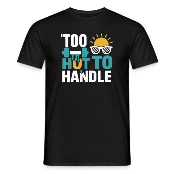 Bodybuilding, Powerlifting, Weightlifting, Fitness - Men's T-Shirt - black - Front - AI Model Male 178 light (178cm)