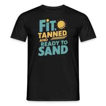 Musculation, dynamophilie, haltérophilie, fitness - T-shirt homme - noir - Devant - AI Model Male 178 light (178cm)