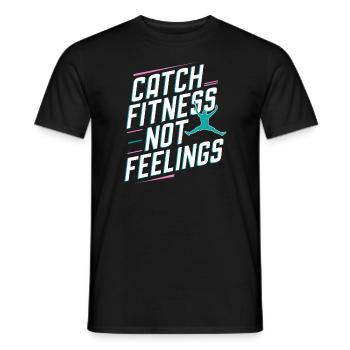 Bodybuilding, Powerlifting, Weightlifting, Fitness - Men's T-Shirt - black - Front - AI Model Male 178 light (178cm)