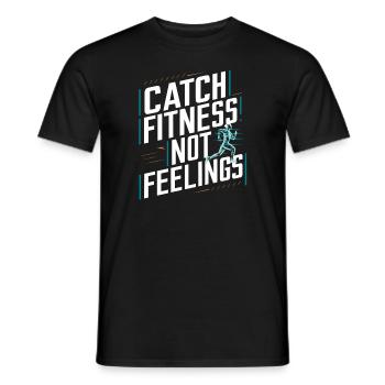 Bodybuilding, Powerlifting, Weightlifting, Fitness - Men's T-Shirt - black - Front - AI Model Male 178 light (178cm)