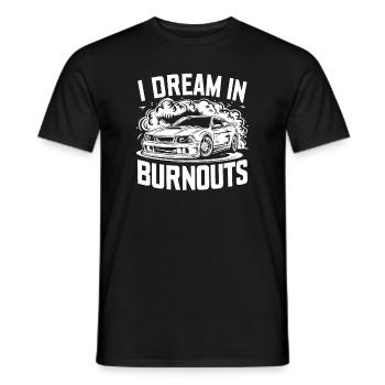 Car drift racing, racing car motorsport drift - Men's T-Shirt - black - Front - AI Model Male 178 light (178cm)