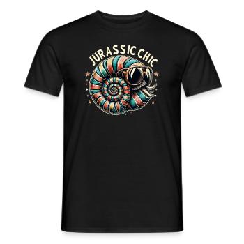 Fossil Hunter, Fossil Hunter, Paleontologist - Men's T-Shirt - black - Front - AI Model Male 178 light (178cm)