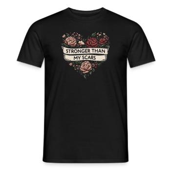 Hystérectomie pour restaurer la - T-shirt homme - noir - Devant - AI Model Male 178 light (178cm)