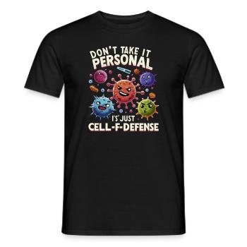 Microbiologist Microbiology Lab Staph Biology - Men's T-Shirt - black - Front - AI Model Male 178 light (178cm)