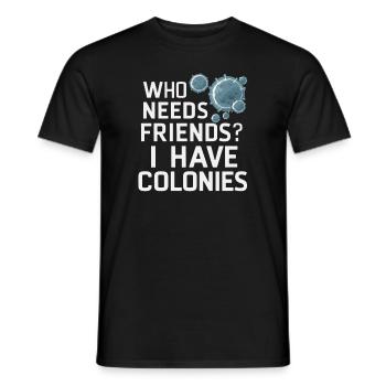 Microbiologist Microbiology Lab Staph Biology - Männer T-Shirt - Schwarz - Vorne - AI Model Male 178 light (178cm)