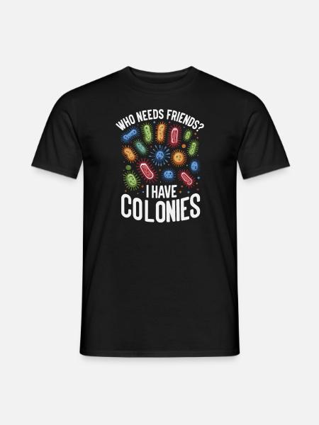 Microbiologist Microbiology Lab Staph Biology - Men's T-Shirt - black