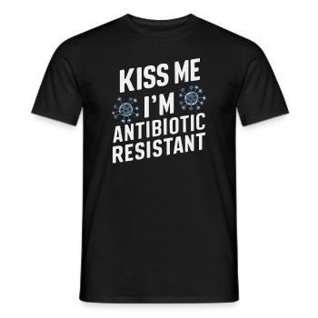 Microbiologist Microbiology Lab Staph Biology - Men's T-Shirt - black - Front - AI Model Male 178 light (178cm)