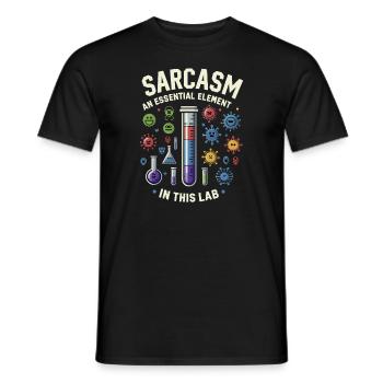 Microbiologist Microbiology Lab Staph Biology - Men's T-Shirt - black - Front - AI Model Male 178 light (178cm)