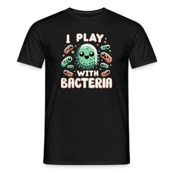 Microbiologist Microbiology Lab Staph Biology - Männer T-Shirt - Schwarz - Vorne - AI Model Male 178 light (178cm)