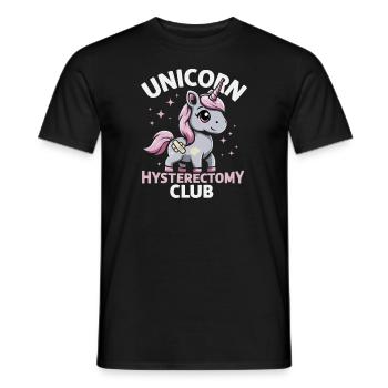 Hystérectomie pour restaurer la - T-shirt homme - noir - Devant - AI Model Male 178 light (178cm)
