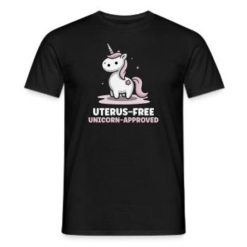 Hystérectomie pour restaurer la - T-shirt homme - noir - Devant - AI Model Male 178 light (178cm)