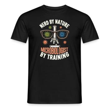 Microbiologist Microbiology Lab Staph Biology - Men's T-Shirt - black - Front - AI Model Male 178 light (178cm)