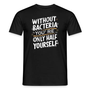 Microbiologist Microbiology Lab Staph Biology - Men's T-Shirt - black - Front - AI Model Male 178 light (178cm)