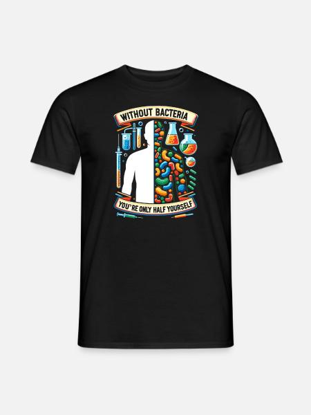Microbiologist Microbiology Lab Staph Biology - Men's T-Shirt - black