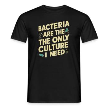 Microbiologist Microbiology Lab Staph Biology - Männer T-Shirt - Schwarz - Vorne - AI Model Male 178 light (178cm)