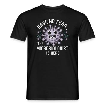 Microbiologist Microbiology Lab Staph Biology - Men's T-Shirt - black - Front - AI Model Male 178 light (178cm)