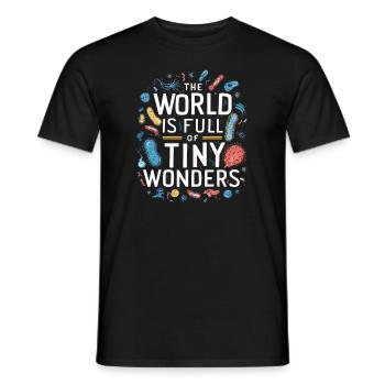 Microbiologist Microbiology Lab Staph Biology - Men's T-Shirt - black - Front - AI Model Male 178 light (178cm)