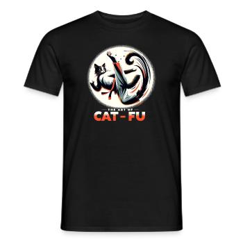 Kung Fu Chinese Kung Fu Asian Kung Fu - Men's T-Shirt - black - Front - AI Model Male 178 light (178cm)
