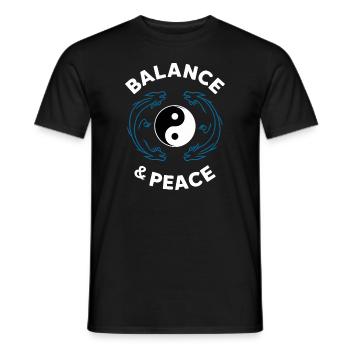 Kung Fu Chinese Kung Fu Asian Kung Fu - Men's T-Shirt - black - Front - AI Model Male 178 light (178cm)