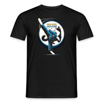 Kung Fu Chinese Kung Fu Asian Kung Fu - Men's T-Shirt - black - Front - AI Model Male 178 light (178cm)