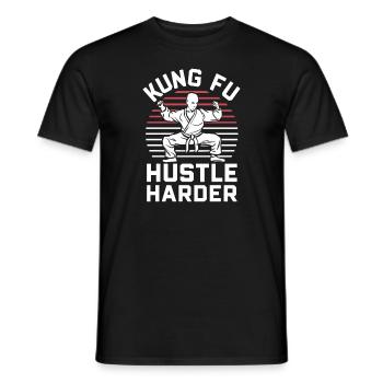 Kung Fu Kung Fu Chinois Kung Fu Asiatique - T-shirt homme - noir - Devant - AI Model Male 178 light (178cm)