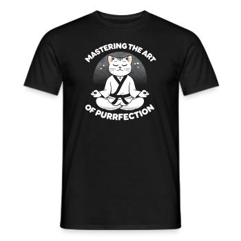 Kung Fu Chinese Kung Fu Asian Kung Fu - Men's T-Shirt - black - Front - AI Model Male 178 light (178cm)