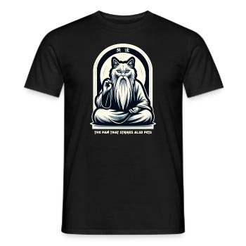 Kung Fu Chinese Kung Fu Asian Kung Fu - Men's T-Shirt - black - Front - AI Model Male 178 light (178cm)