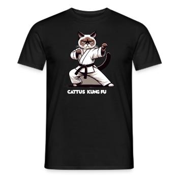 Kung Fu Chinese Kung Fu Asian Kung Fu - Men's T-Shirt - black - Front - AI Model Male 178 light (178cm)