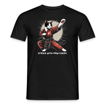Kung Fu Chinese Kung Fu Asian Kung Fu - Men's T-Shirt - black - Front - AI Model Male 178 light (178cm)