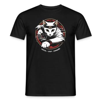 Kung Fu Chinese Kung Fu Asian Kung Fu - Men's T-Shirt - black - Front - AI Model Male 178 light (178cm)