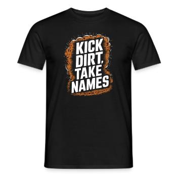 Tracteur tirant Tracteur Tracteur Tracteur Ferme Électrique - T-shirt homme - noir - Devant - AI Model Male 178 light (178cm)