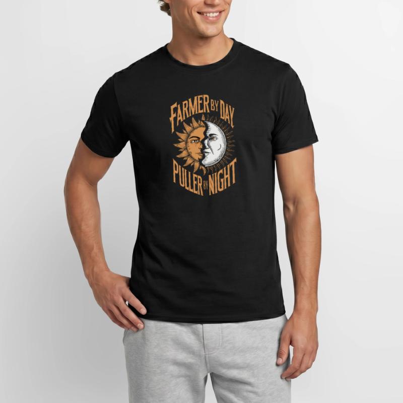 Tractor Pulling Tractor Pulling Tractor Power Farm Männer T-Shirt