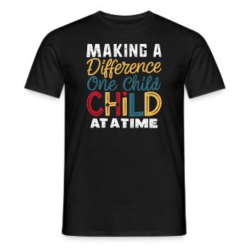 Sonderpädagogik-lehrer "sped Teacher Inclusion" - Men's T-Shirt - black - Front - AI Model Male 178 light (178cm)