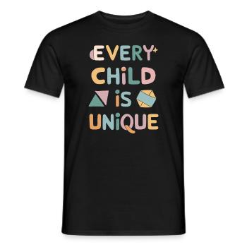 Sonderpädagogik-lehrer "sped Teacher Inclusion" - Men's T-Shirt - black - Front - AI Model Male 178 light (178cm)