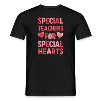 Sonderpädagogik-lehrer "sped Teacher Inclusion" - Men's T-Shirt - black - Front - AI Model Male 178 light (178cm)